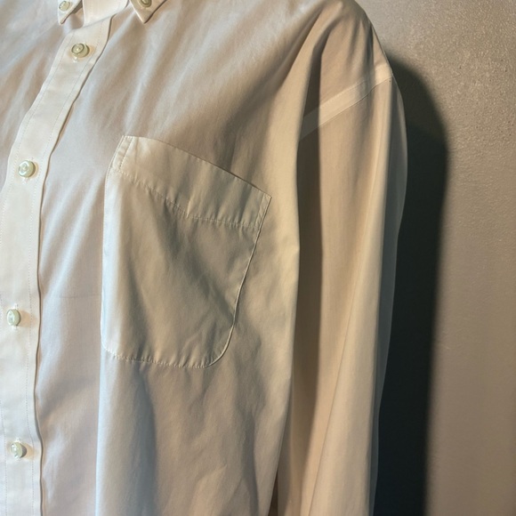 Lands' End Outfitters Men's Shirt Size 16 1/2x35 Button Down Pocket Cotton Blend - Picture 6 of 7